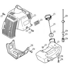 Genuine Stihl FS88 / D - Machine cover