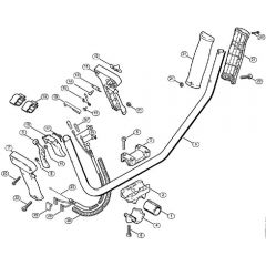 Genuine Stihl FS88 / J - Two-handed handle bar