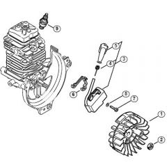 Genuine Stihl FS91 / D - Ignition system