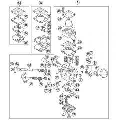 Genuine Stihl FS91 / E - Carburetor