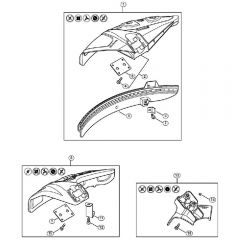 Genuine Stihl FS91 / M - Cutting tools, Deflector