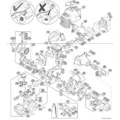 Genuine Stihl FS94 C-E / A - Engine from serial number 516962085