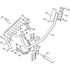 Genuine Stihl FS96 / F - Two-handed handle bar