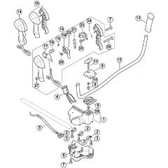 Genuine Stihl FSA130 / B - Bike handle