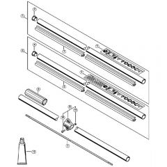 Genuine Stihl FSA130 / D - Drive tube assembly