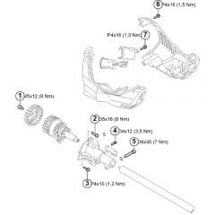 Genuine Stihl FSA130 / J - Tightening torques