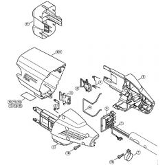 Genuine Stihl FSA90 R / A - Handle housing, Cover