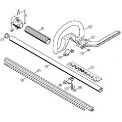 Genuine Stihl FT100 / K - Drive tube assembly, Loop handle