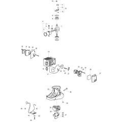 McCulloch Gladiator 550 - 2008-04 - Engine Parts Diagram
