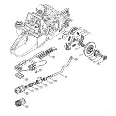 Genuine Stihl GS461 / C - Clutch, Water connection