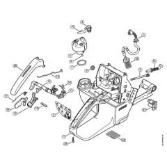 Genuine Stihl GS461 / G - Tank housing