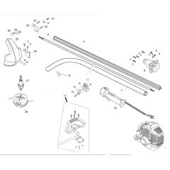 Cobra GT260C - Grass Trimmer 2017 Main Diagram