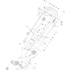 Hayter Harrier 41 Autodrive VS ES B&S - 376B (407000000 - 999999999) - Handlebar - Controls