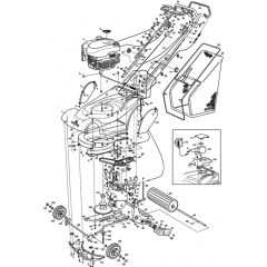 Hayter Harrier 41 ES VS - 412E (412E280000001 - 412E280999999) - Mainframe Assembly