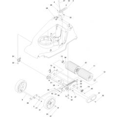Hayter Harrier 41 Push - 374A (409108957 - 999999999) - Traction - Suspension - Hoc