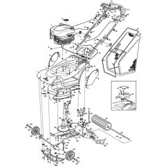 Hayter Harrier 41 Push - 410E (410E290000001 - 410E290999999) - Mainframe Assembly