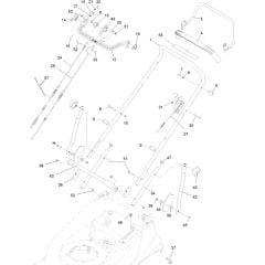 Hayter Harrier 48 Pro Autodrive FS - 479A (404000000 - 999999999) - Handlebar - Controls