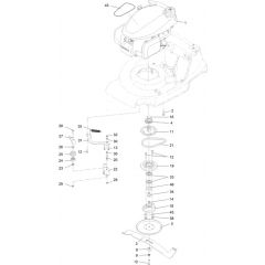Hayter Harrier 48 Pro Autodrive FS - 479B (405000000 - 405999999) - Engine - Blade