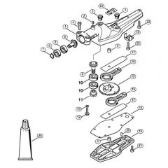 Genuine Stihl HL-KM 0 / D - Gear head 0°