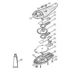 Genuine Stihl HL-KM 0 / G - Blade drive gear 0°, 30°, 0° - 90° (24.2005)