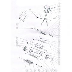 Cobra HM38C - Hand Mower Main Diagram