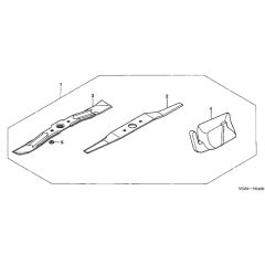 Honda HRB425C1 - PXEE - MZCF 8100001-8499999 Mulching Kit Diagram