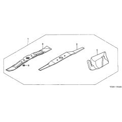Honda HRB425C1 - SDE - MZCF 8000001-8499999 Mulching Kit Diagram