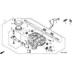 Honda HRB475K2 - HXE - MZAZ 8200001-8299999 Transmission Diagram