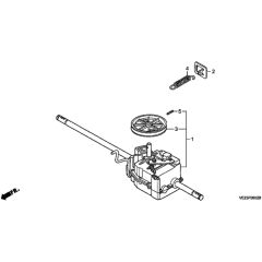 Honda HRB536C1 - TXEA - MZCB 6100001-6199999 Transmission Diagram