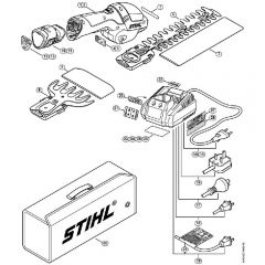 Genuine Stihl HSA25 / A - Powerhead, Battery, Battery Charger