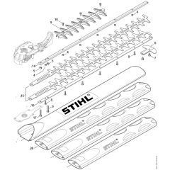 Genuine Stihl HSE81 / H - Cutter Bar HSE 81
