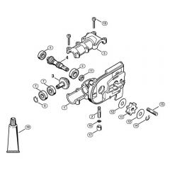 Genuine Stihl HT-KM / H - Gear head (38.2002)