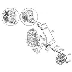 Genuine Stihl HT131 / M - Ignition system 5 08 571 577