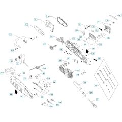 McCulloch INLINE 1650 - 2008-01 - Main Assy Parts Diagram