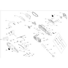 McCulloch INLINE 2200T - 2012-09 - Main Assy Parts Diagram