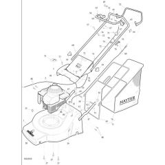 Hayter Jubilee AD - 424A (424A001001 - 424A099999) - Upper Mainframe Diagram
