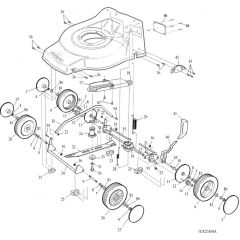 Hayter Jubilee AD - 424A (424A001001 - 424A099999) - Lower Mainframe Diagram