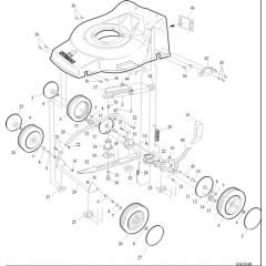 Hayter Jubilee AD - 424N (424N001001 - 424N099999) - Lower Mainframe Diagram