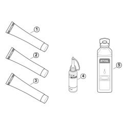 Genuine Stihl KM55 R / AC - Miscellaneous lubricants and greases