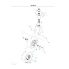 Husqvarna Lzf5227 - Casters