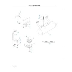 Husqvarna Lzf5227 - Engine Plate