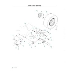 Husqvarna Lzf5227 - Parking Brake