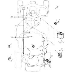 McCulloch M105-77X - 96021002600 - 2015-04 - Electrical Parts Diagram