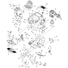 McCulloch M105-77X - 96021002800 - 2013-06 - Chassis & Enclosures Parts Diagram