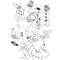 McCulloch M105-77XC - 96021001900 - 2012-01 - Chassis & Enclosures Parts Diagram