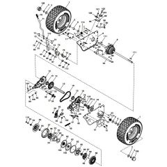 McCulloch M105-77XC - 96021002100 - 2011-11 - Drive Parts Diagram