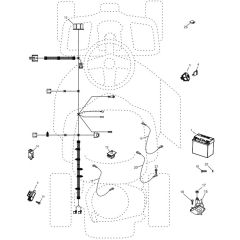 McCulloch M105-77XC - 96021002100 - 2011-11 - Electrical Parts Diagram