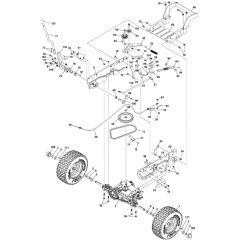 McCulloch M105-77XC - 96021002900 - 2013-11 - Drive Parts Diagram