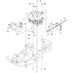 McCulloch M105-85F - 967186801 - 2013-01 - Engine Parts Diagram