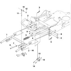 McCulloch M105-85F - 967186801 - 2013-01 - Frame Parts Diagram